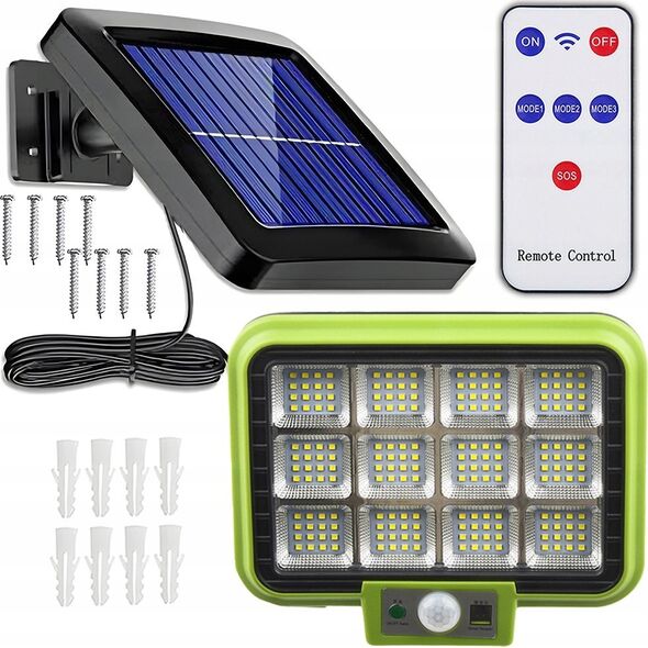 Blow 67-495# Lampa uliczna solarna 3 reflektory + czujnik