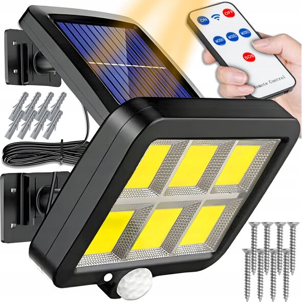 Blow 67-495# Lampa uliczna solarna 3 reflektory + czujnik