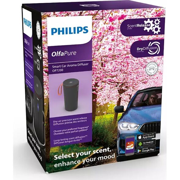 Dyfuzor zapachowy Philips Philips OlfaPure 7200 Inteligentny Samochodowy Dyfuzor Zapachów