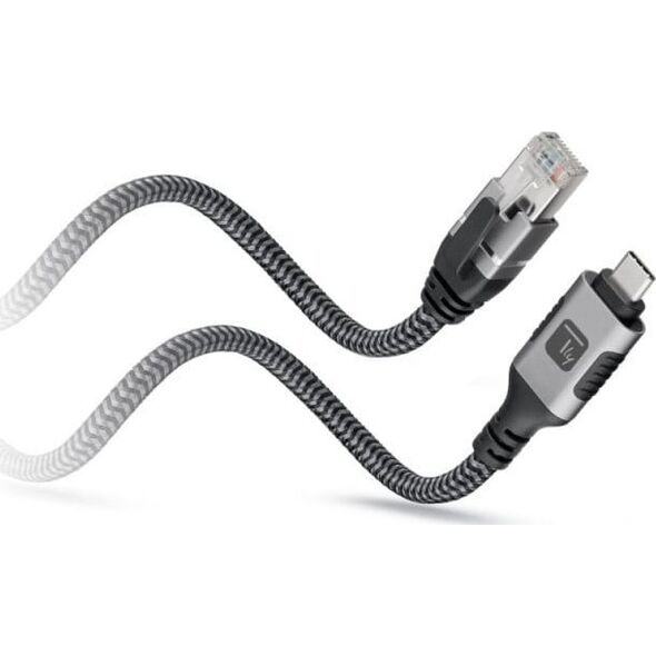 Techly Kabel sieciowy USB-C na Gigabit Ethernet RJ45 3m