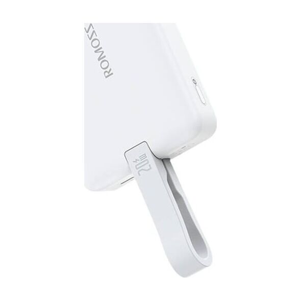 Powerbank Romoss WMS10 10000mAh 20W, biały  Ładowanie magnetyczne i szybkie ładowanie