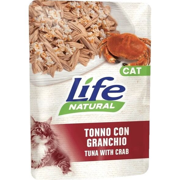 LIFE CAT sasz.70g TUNA + CRAB /30