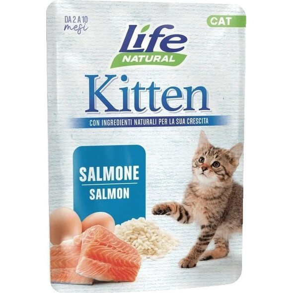 LIFE CAT sasz.70g KITTEN SALMON /30