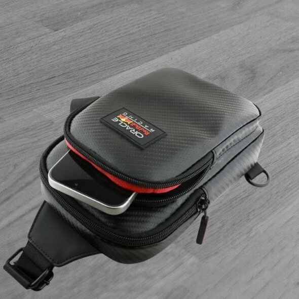Red Bull Carbon Crossbody Phone Bag Black