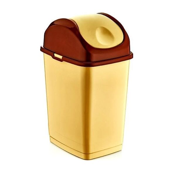 Pojemnik uchylny SLIM 18 L- beżowy 290x235x461 mm