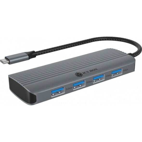 IcyBox Stacja dokująca IB-DK4022a-CPD 6w1, HDMI,USB,PD