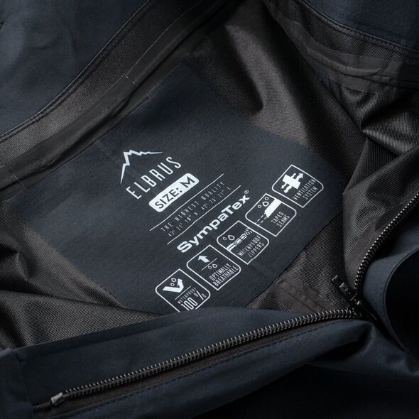 Męskie Spodnie Pro Guard 3l Hardshell Pants  czarny rozmiar XS