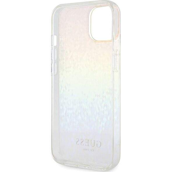 Guess GUHCP15SHDECMI iPhone 15 / 14 / 13 6.1" wielokolorowy hardcase IML Faceted Mirror Disco Iridescent