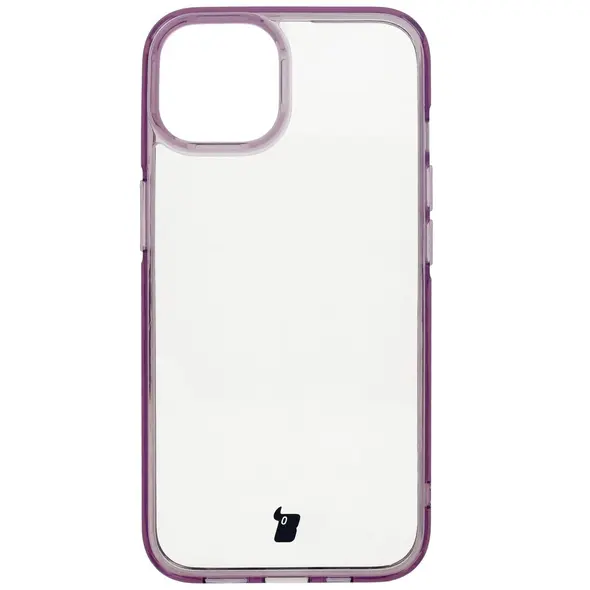 Bizon Case Halo for Apple iPhone 14 / 13 transparent-purple