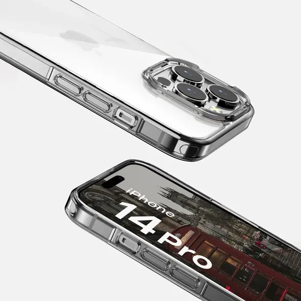 Bizon Case Halo for Apple iPhone 14 Pro transparent
