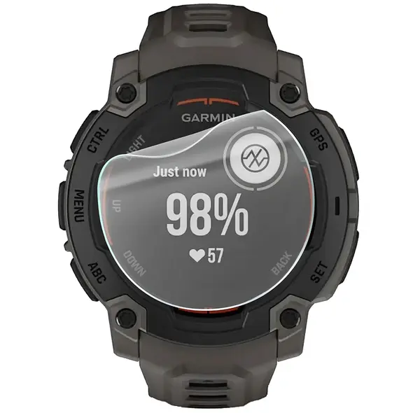 Bizon Glass Watch Hydrogel Garmin Instinct E 45 mm [2 PACK]