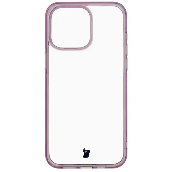 Bizon Case Halo for Apple iPhone 15 Pro Max transparent-purple