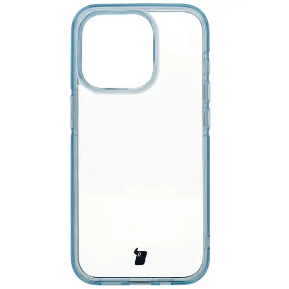 Bison Case Halo case for Apple iPhone 15 Pro transparent-blue