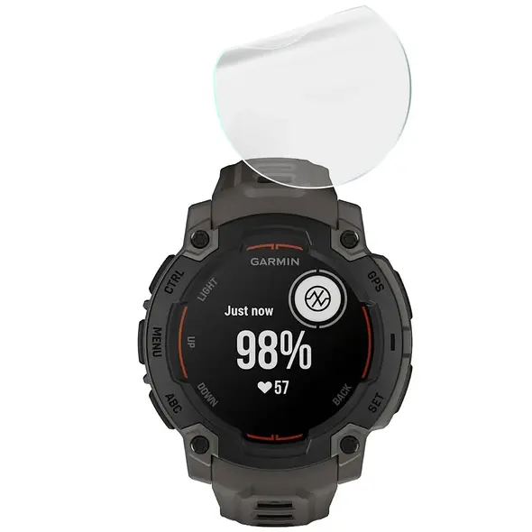 Bizon Glass Watch Hydrogel Garmin Instinct E 45 mm [2 PACK]