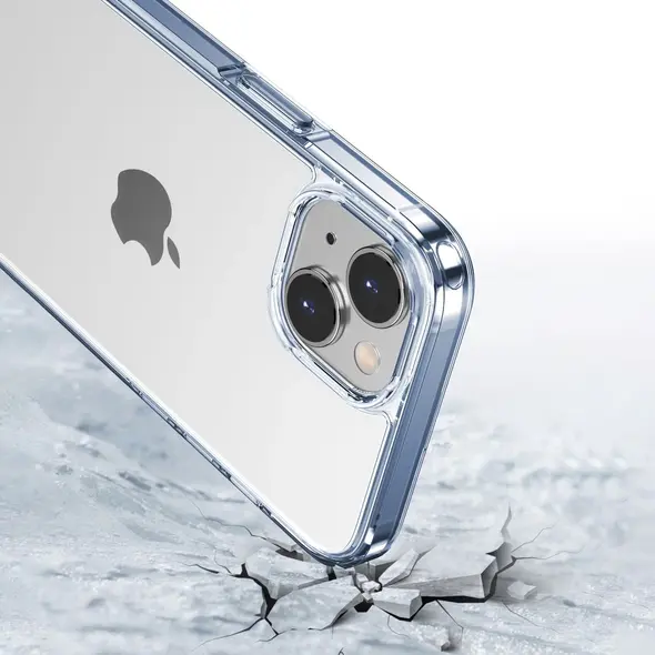 Bizon Case Halo for Apple iPhone 14 / 13 transparent-blue