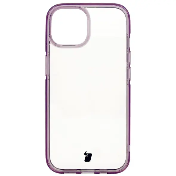 Bizon Case Halo for Apple iPhone 15 transparent-purple