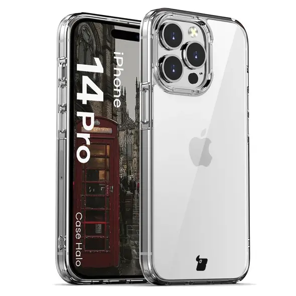 Bizon Case Halo for Apple iPhone 14 Pro transparent