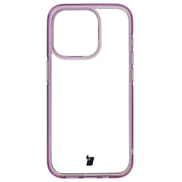 Bizon Case Halo for Apple iPhone 15 Pro transparent-purple