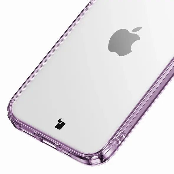 Bizon Case Halo for Apple iPhone 15 Pro Max transparent-purple