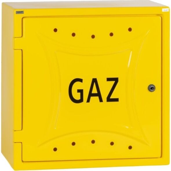 Lamsan Ντουλάπι αερίου με πλήρη πλάτη G-53 500*500*250 χρώμα κίτρινο