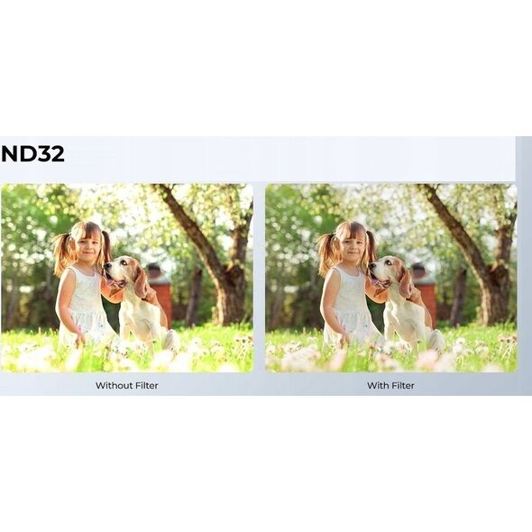 Σετ φίλτρων γκρι ND 4 σε 1 ND4 ND8 ND16 ND32 για GoPro Hero 13 12 11 10 9 / Sku.2320