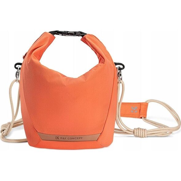 Τσάντα Φωτογραφική Crossbody Sling Για Κάμερα Τηλέφωνο K&F 5l / Kf13.168 / Πορτοκαλί