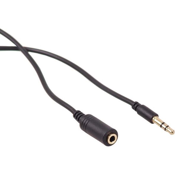 Kabel Maclean Jack 3.5mm - Jack 3.5mm 5m czarny (MCTV-821)