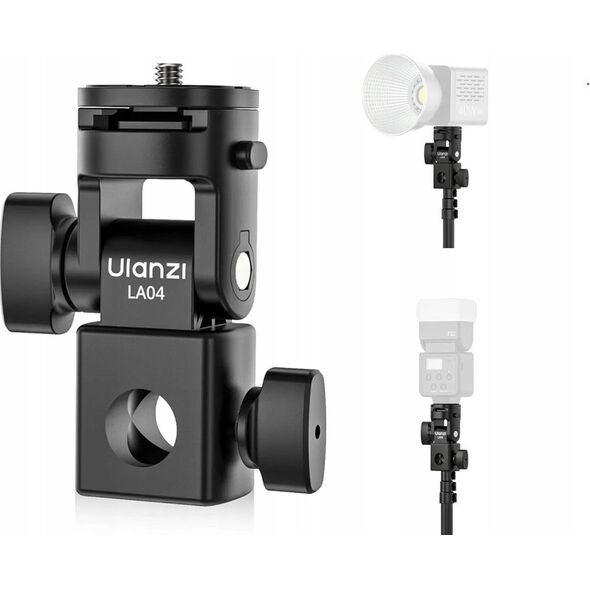 Adapter Uchwyt do Statyw Studyjny 12mm 16mm na Aparat Kamera Lampa 1/4" ISO / LA04