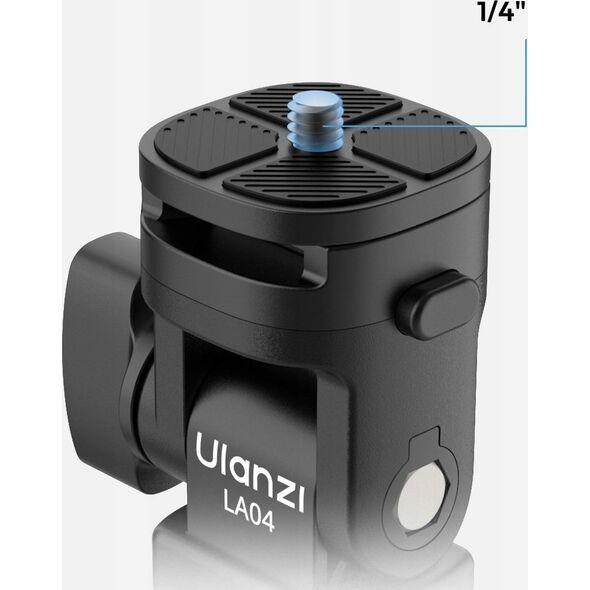Adapter Uchwyt do Statyw Studyjny 12mm 16mm na Aparat Kamera Lampa 1/4" ISO / LA04