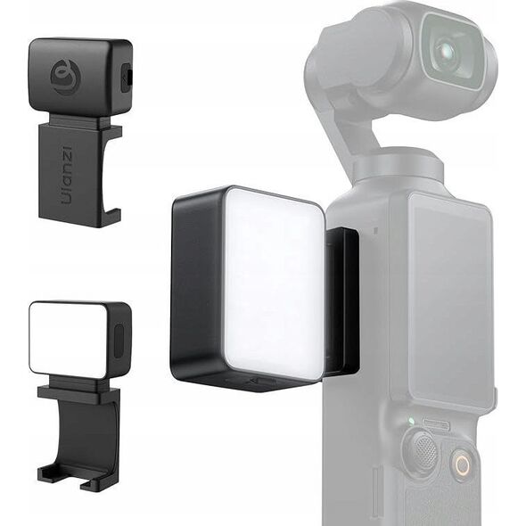 Mini Mała Lampa Diodowa LED IPX4 2W Ulanzi do Kamery DJI Pocket 3 / LM001