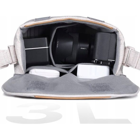 Torba Fotograficzna Futerał ULANZI Crossbody Sling na Aparat Kamerę Telefon / F01 / Beżowy