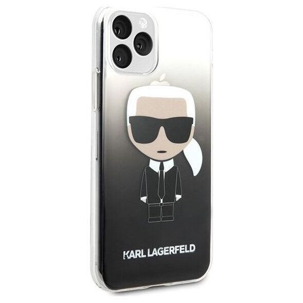 Karl Lagerfeld Karl Lagerfeld iPhone 11 Pro KLHCN58TRDFKBK czarny hard case Gradient Iconic Karl