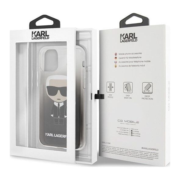Karl Lagerfeld Karl Lagerfeld iPhone 11 Pro KLHCN58TRDFKBK czarny hard case Gradient Iconic Karl