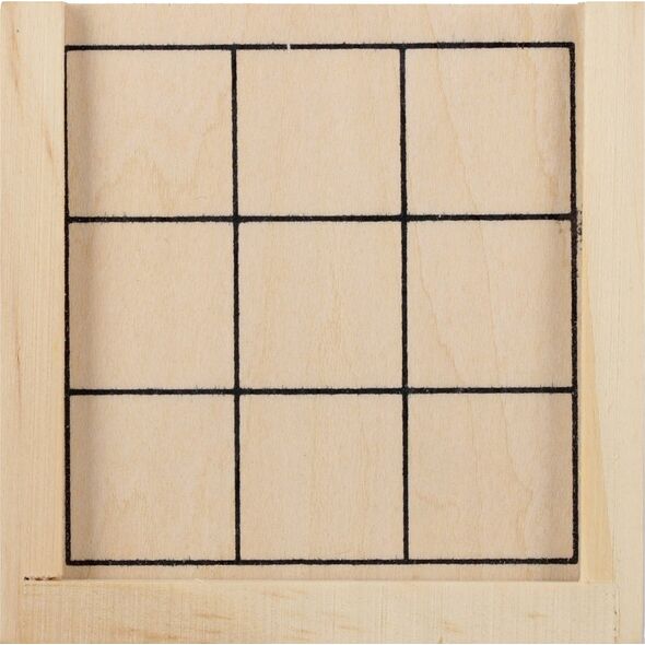 Παιχνίδι τρίλιζα ξύλινο Mega Creative κύβος 8x8x3 MC WOOD 200