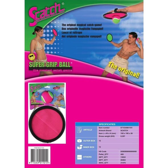 ΣΕΤ CATCH BALL ΔΙΑΜ. 19,3CM SCATCH