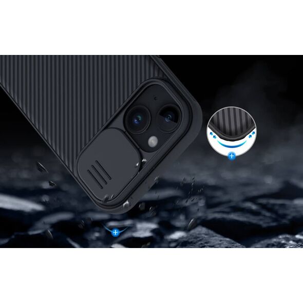 Nillkin Etui Nillkin CamShield Pro do iPhone 15 Plus (czarne)
