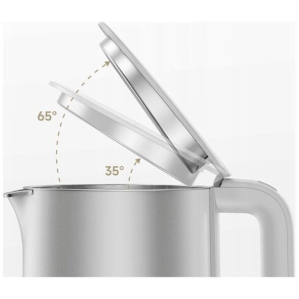 Ηλεκτρικός Βραστήρας Xiaomi | S1 EU | Ηλεκτρικός | 1800 W | 1.7 L | Ανοξείδωτο ατσάλι | Ασημί