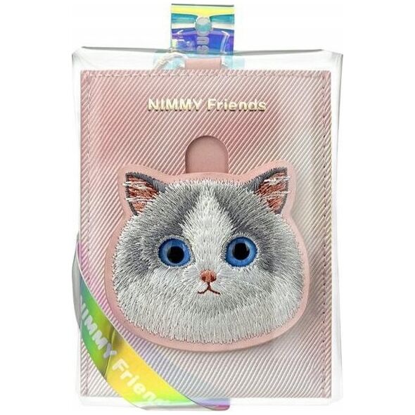 Nimmy πορτοφόλι για κάρτες ροζ/pink Big Eyed Pet 2.0 Cat