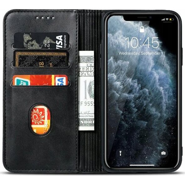 Θήκη Marv Πορτοφόλι Moto G15 μαύρο/black
