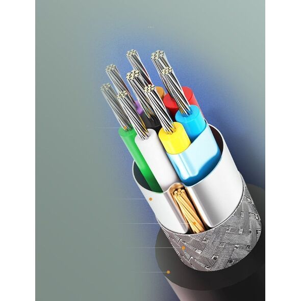 Kabel USB Ugreen USB-A - USB-C 2 m Szary (54506)