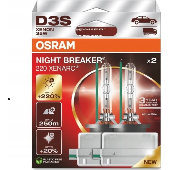 Osram Xenarc Night Breaker 220 - D3S Xenon bulbs