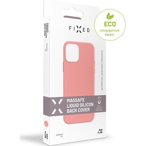 Fixed MagFlow MagSafe Apple iPhone 16E ροζ
