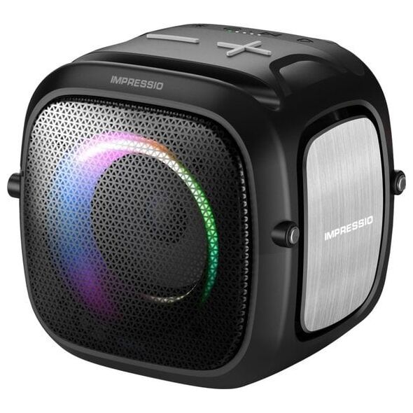 C-TECH αναπαραγωγή Impressio Qubis Mini, Party, 5W, μαύρο