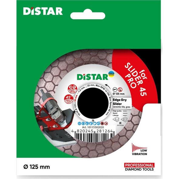 Distar Diamentowa tarcza Distar 125x30 Edge Dry Slider