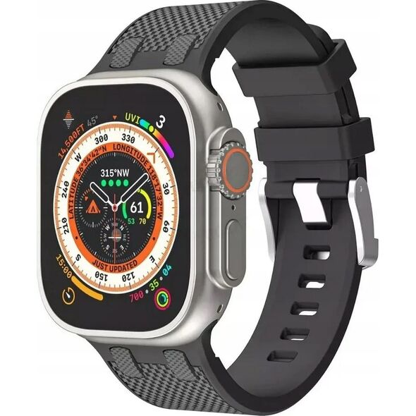WiWU - Λουράκι για smartwatch Wi-WB015 Kylin Watch Band 42/44/45/49mm - μαύρο
