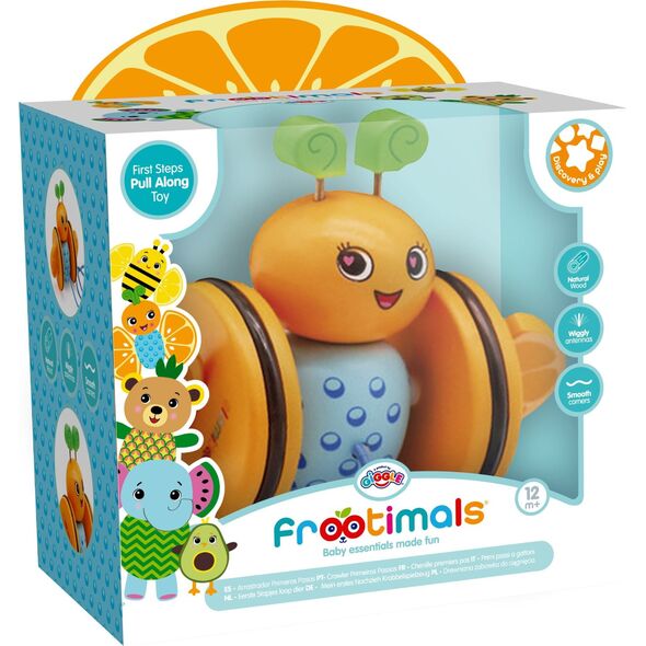 FROOTIMALS pull along toy - Orangiefly, FT00027