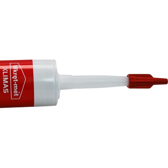 SILIKON SANITARNY SSA-310-BB KARTUSZ 310ml BEZBARWNY WKRĘT-MET KLIMAS