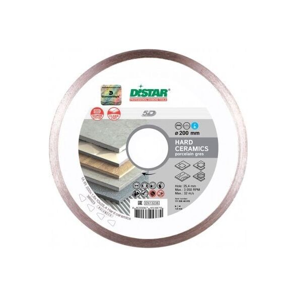 Di-Star DISTAR TARCZA DIAMENTOWA 250x1,6x10x25,4 Hard Ceramics