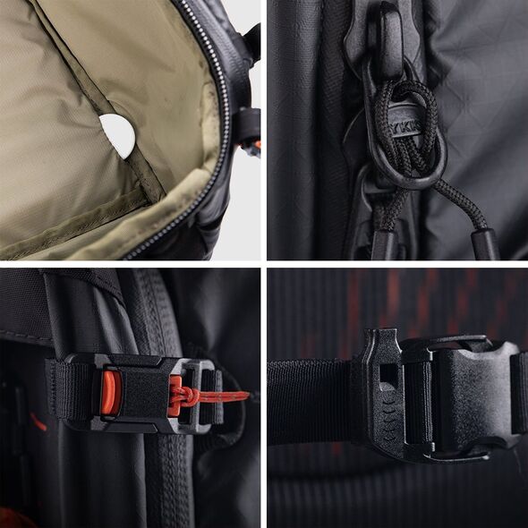 Σακίδιο PGYTECH OnePro Flex 40L (μαύρο) + ένθετο για σακίδιο M