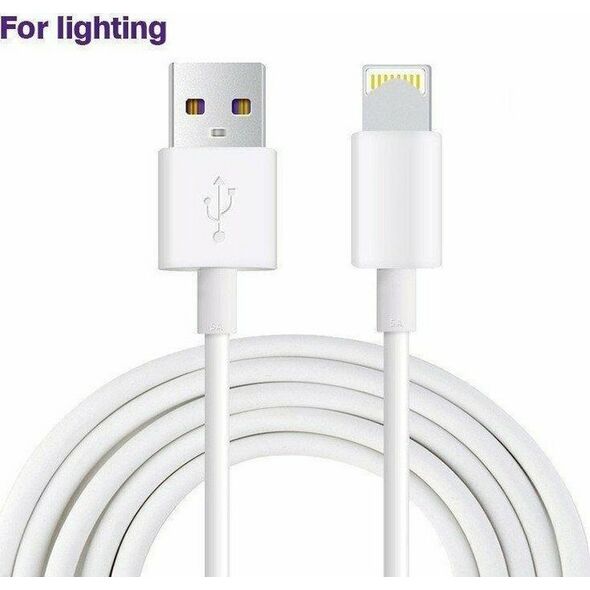 Καλώδιο BLUE STAR USB A σε Lightning 2A 12W DC99I 1 m λευκό